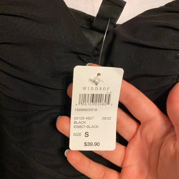 Mesh Ruche Short Dress - Picture 4 of 4